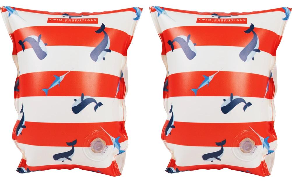 Swim Essentials Schwimmflügel 0-2 Jahre Red-White Whale