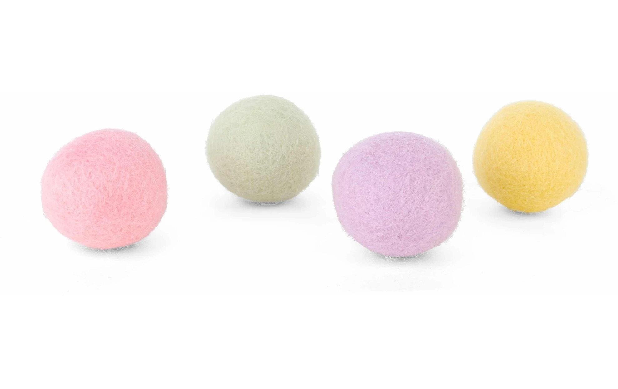 District70 Glow Felt Ball Toys 4Stk. 35mm, aus Wolle