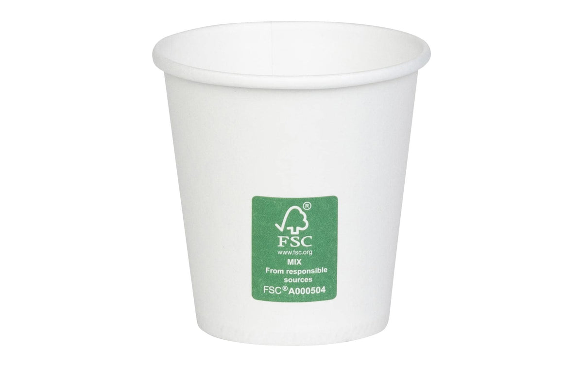 FURBER, Einweg-Kaffeebecher 90 ml, 50 Stück 90ml, 50 Stück, Papier, PE beschichtet