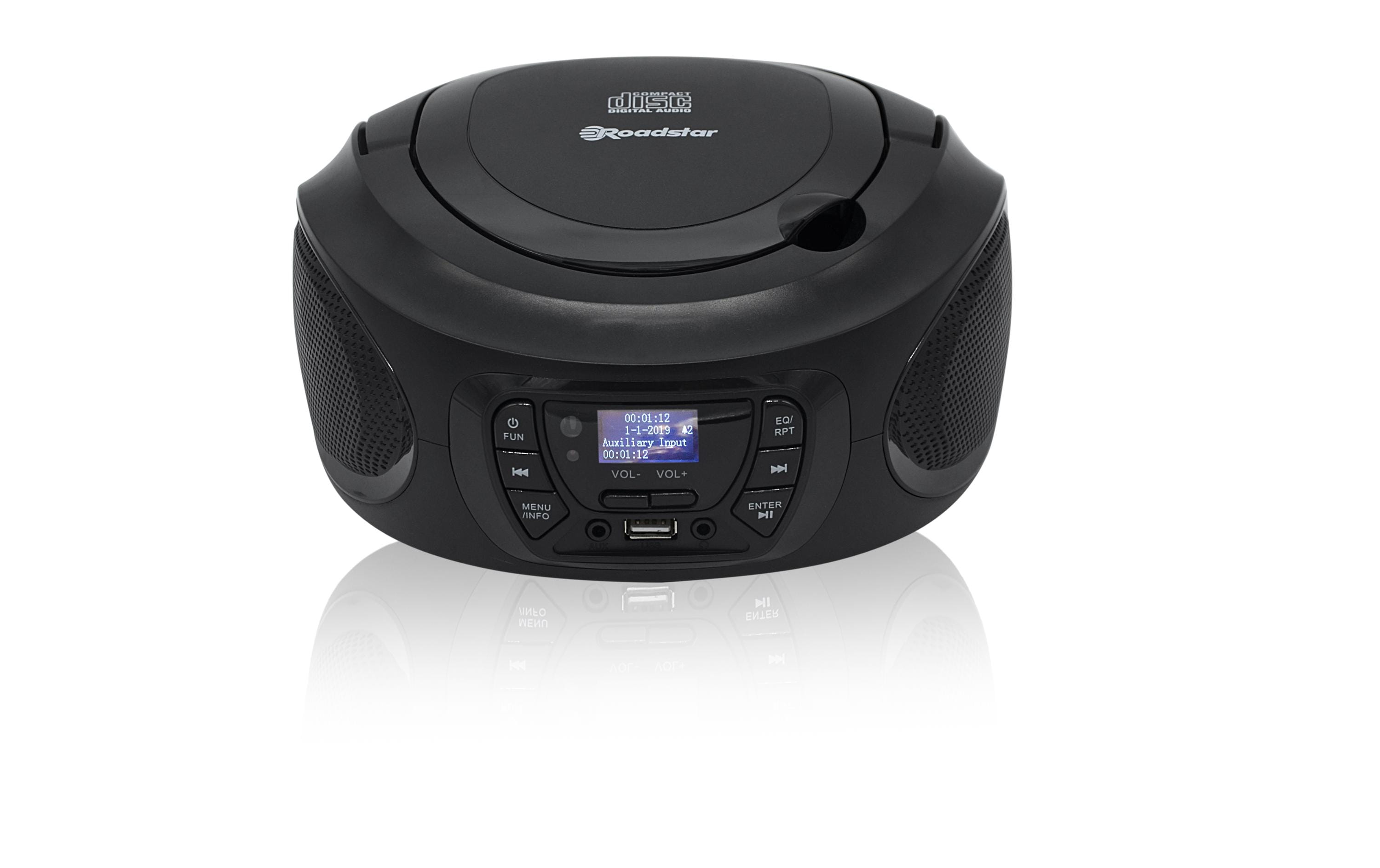 Roadstar CDR-375D+/BK, Radio CD, DAB+, USB