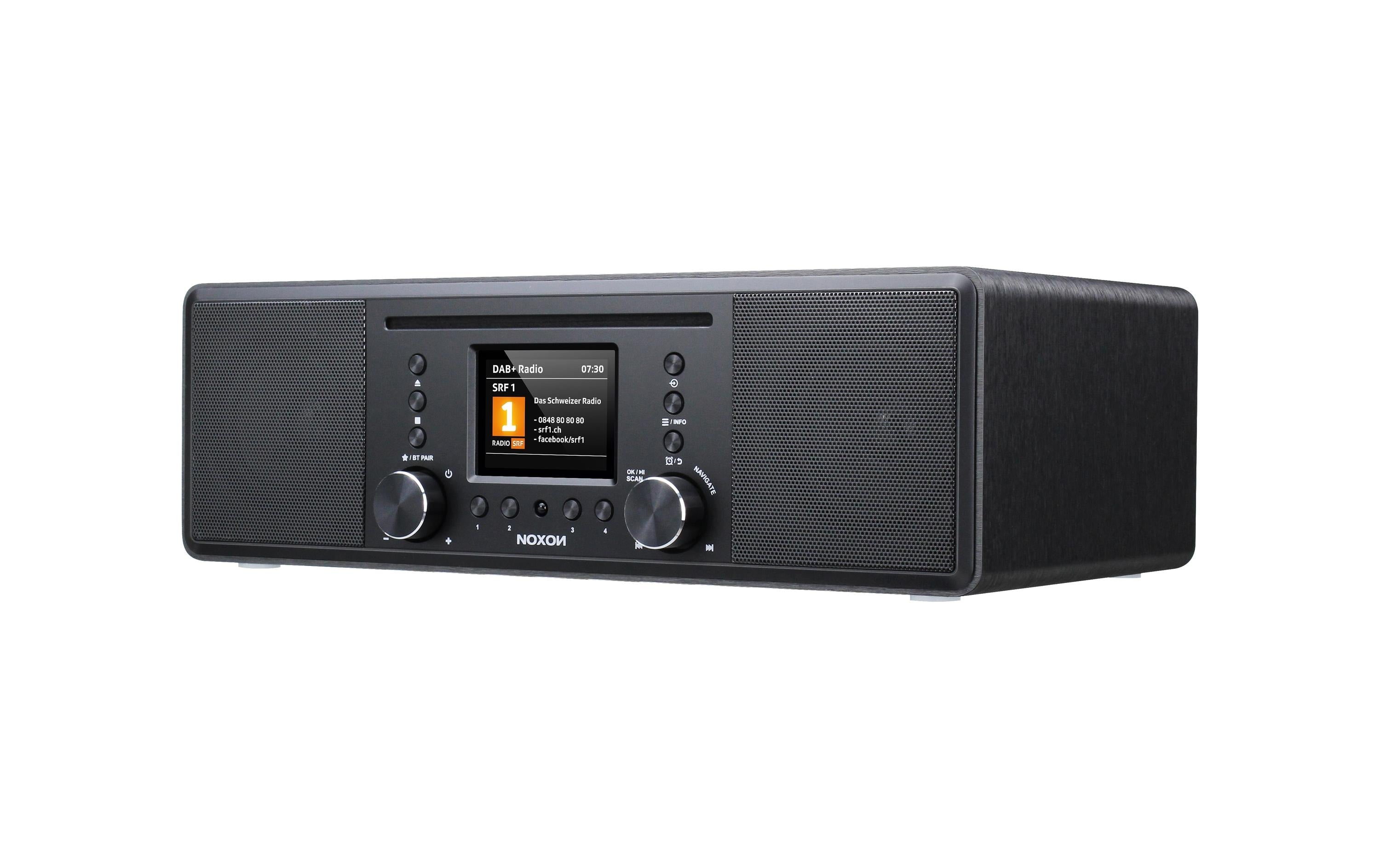 Noxon Furka, DAB+ Radio Schwarz, CD, BT, USB