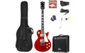 MAX GigKitDR E-Gitarrenset, LP-Style, dunkelrot