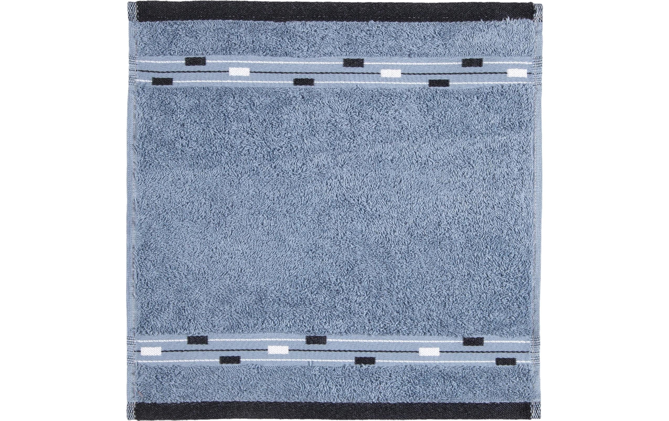 Frottana Waschlappen Magic 30x30cm, 100% Baumwolle, Bluestone
