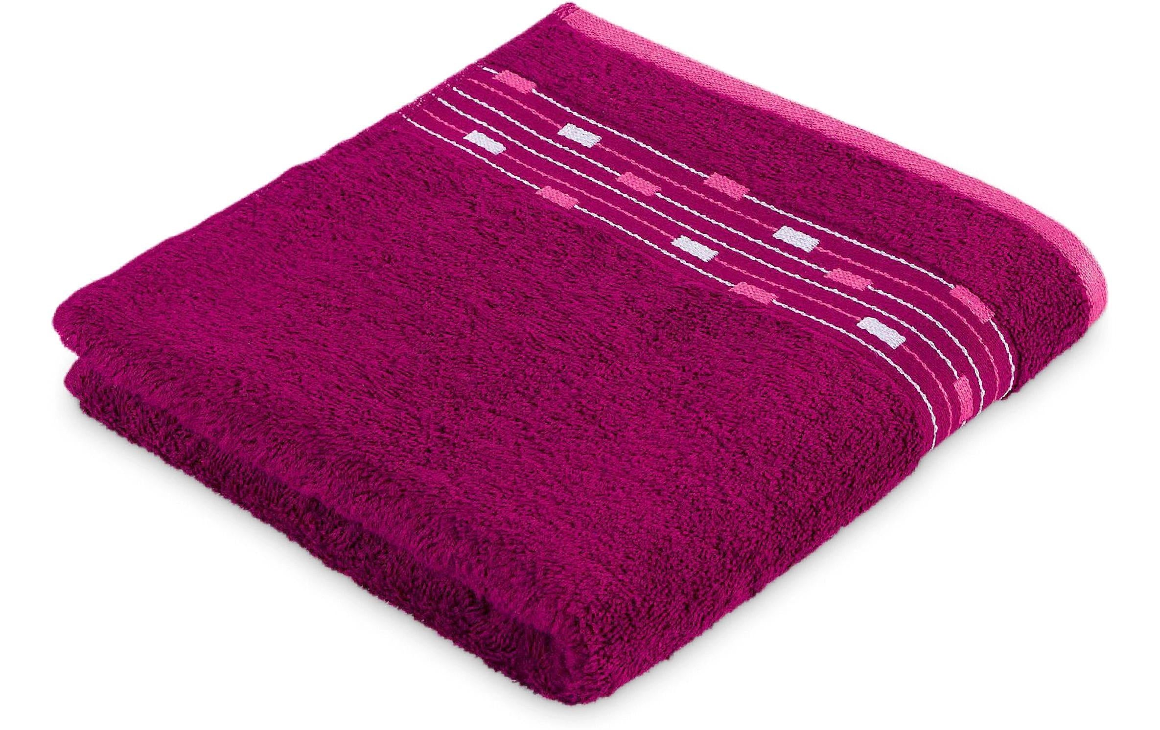Frottana Handtuch Magic 50x100cm, 100% Baumwolle, Berry