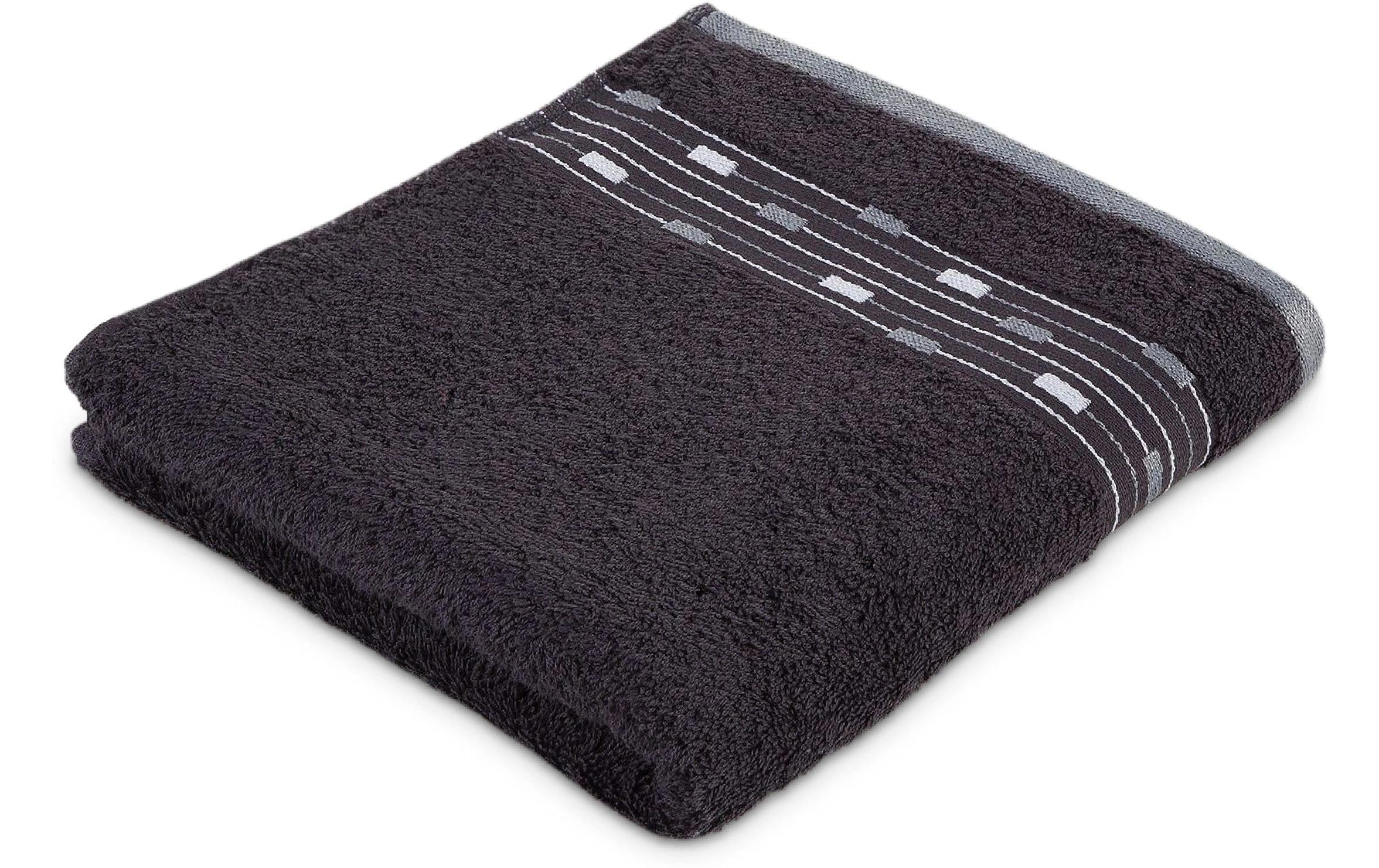 Frottana Handtuch Magic 50x100cm, 100% Baumwolle, Graphite