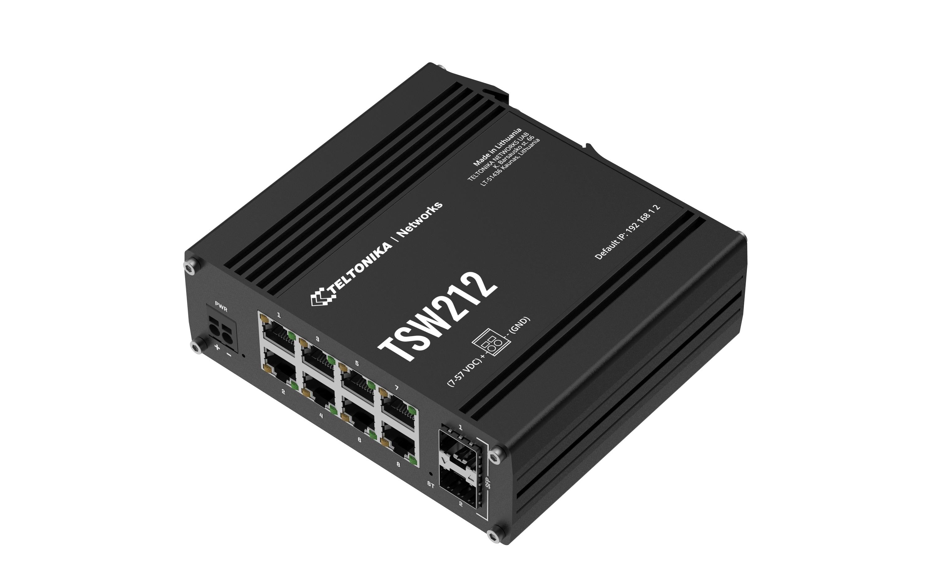 Teltonika TSW212 Industrie managed Switch