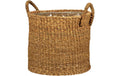 Scheurich Übertopf Korb Seegras mit Griff Plastikeinsatz, 33x31 cm (DxH), 26.91 L