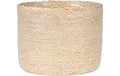 Scheurich Übertopf Korb Seegras, Nature Plastikeinsatz, 19x16  cm (DxH), 4.37 L