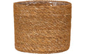 Scheurich Übertopf Korb Seegras, Nature Plastikeinsatz, 19x16  cm (DxH), 4.37 L