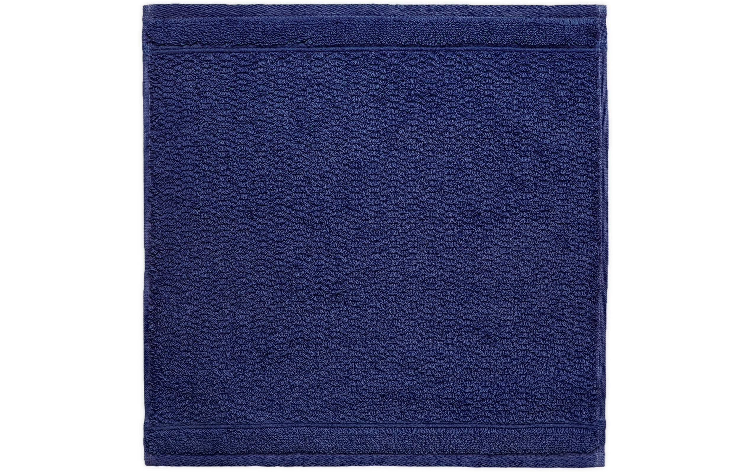 Frottana Waschlappen Pearl 30x30cm, 100% Baumwolle, Deep Sea
