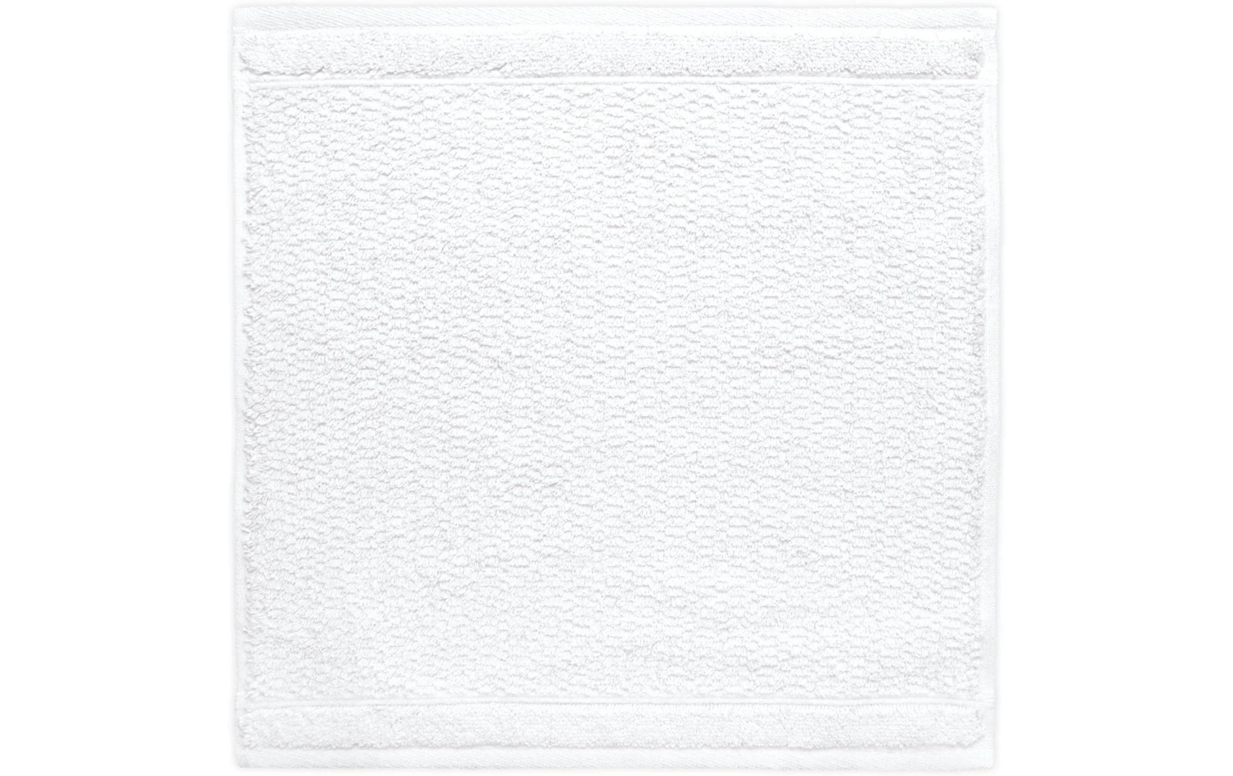 Frottana Waschlappen Pearl 30x30cm, 100% Baumwolle, Snow