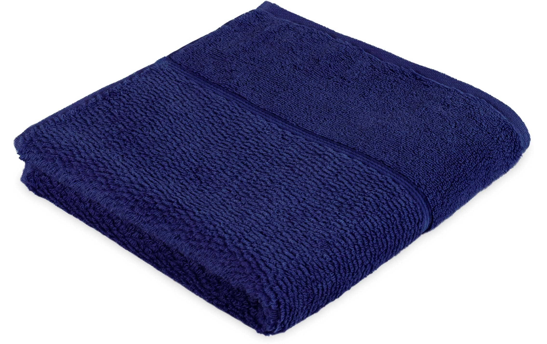 Frottana Handtuch Pearl 50x100cm, 100% Baumwolle, Deep Sea