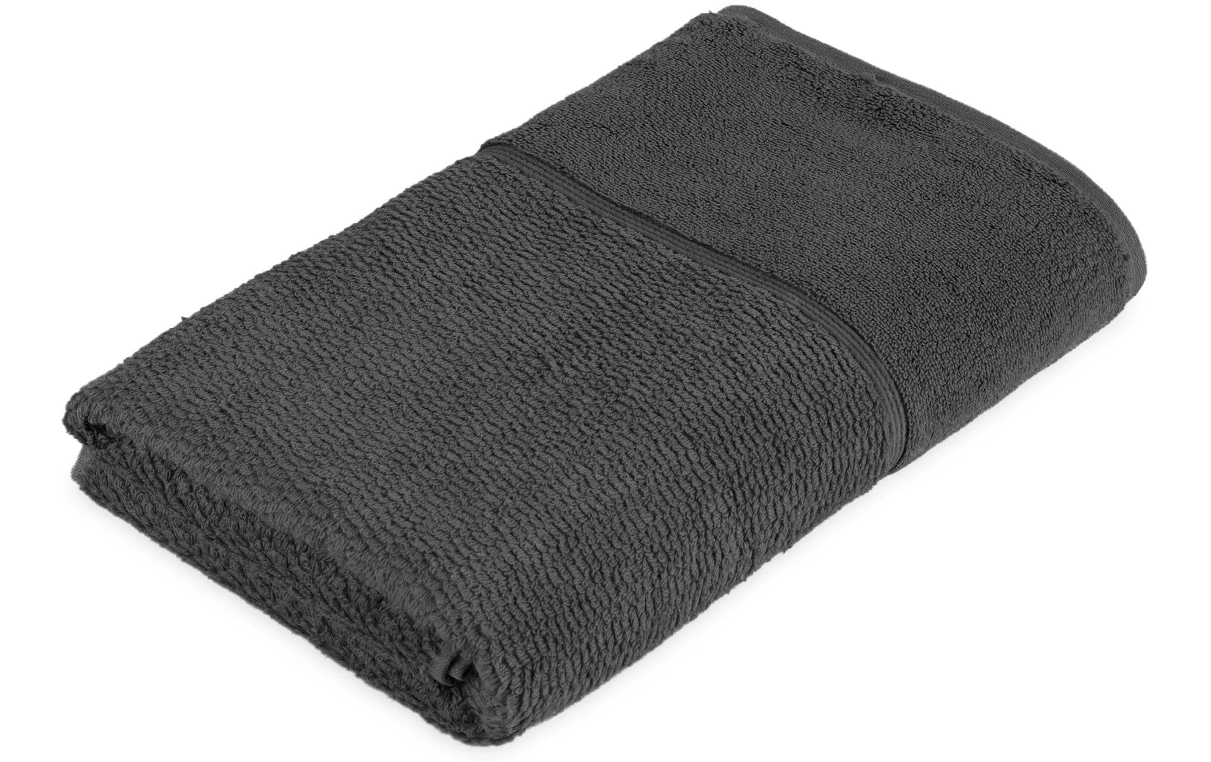 Frottana Duschtuch Pearl 67x140cm, 100% Baumwolle, Graphite