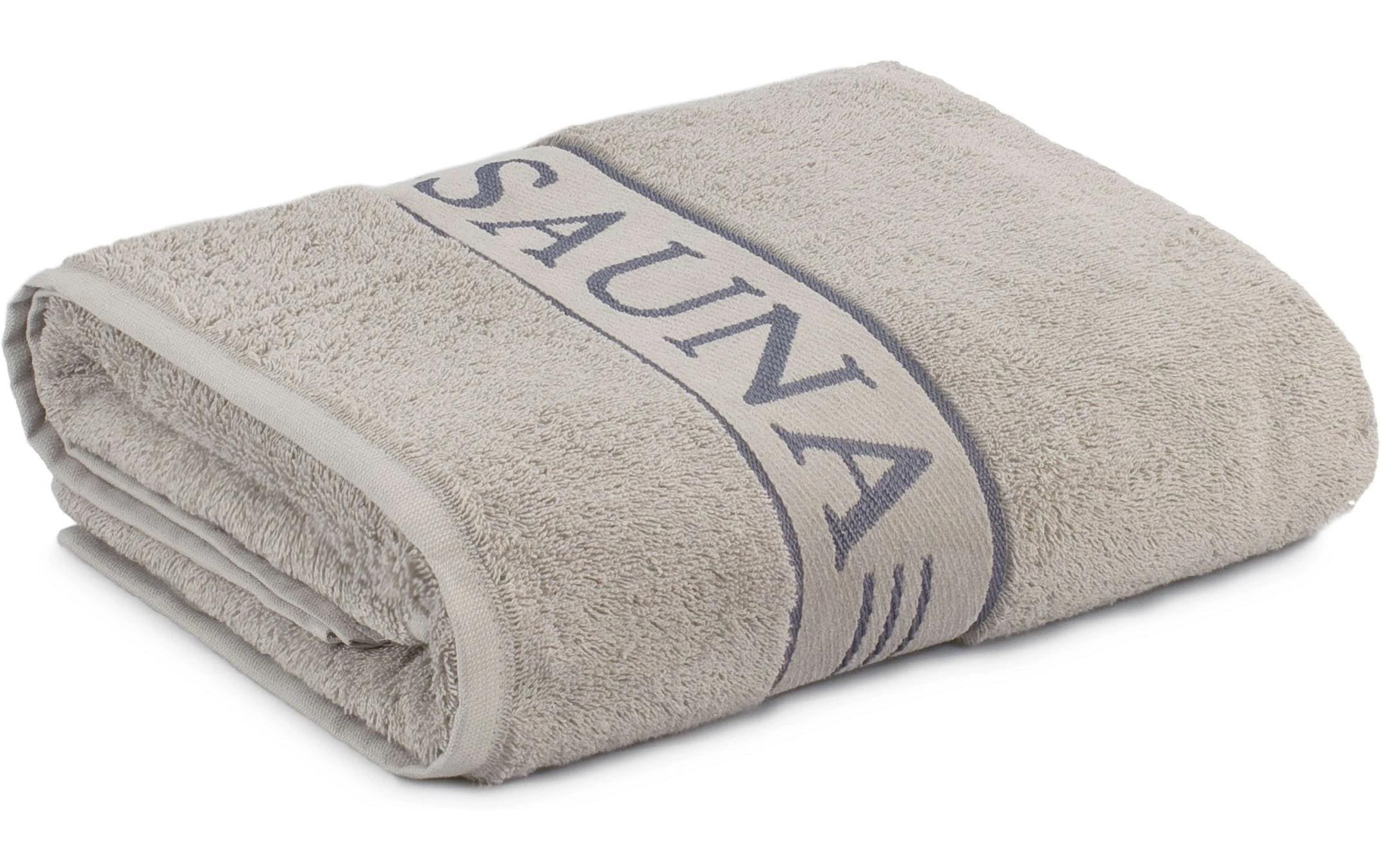 Frottana Saunatuch 80x200cm, 100% Baumwolle, Cashmere
