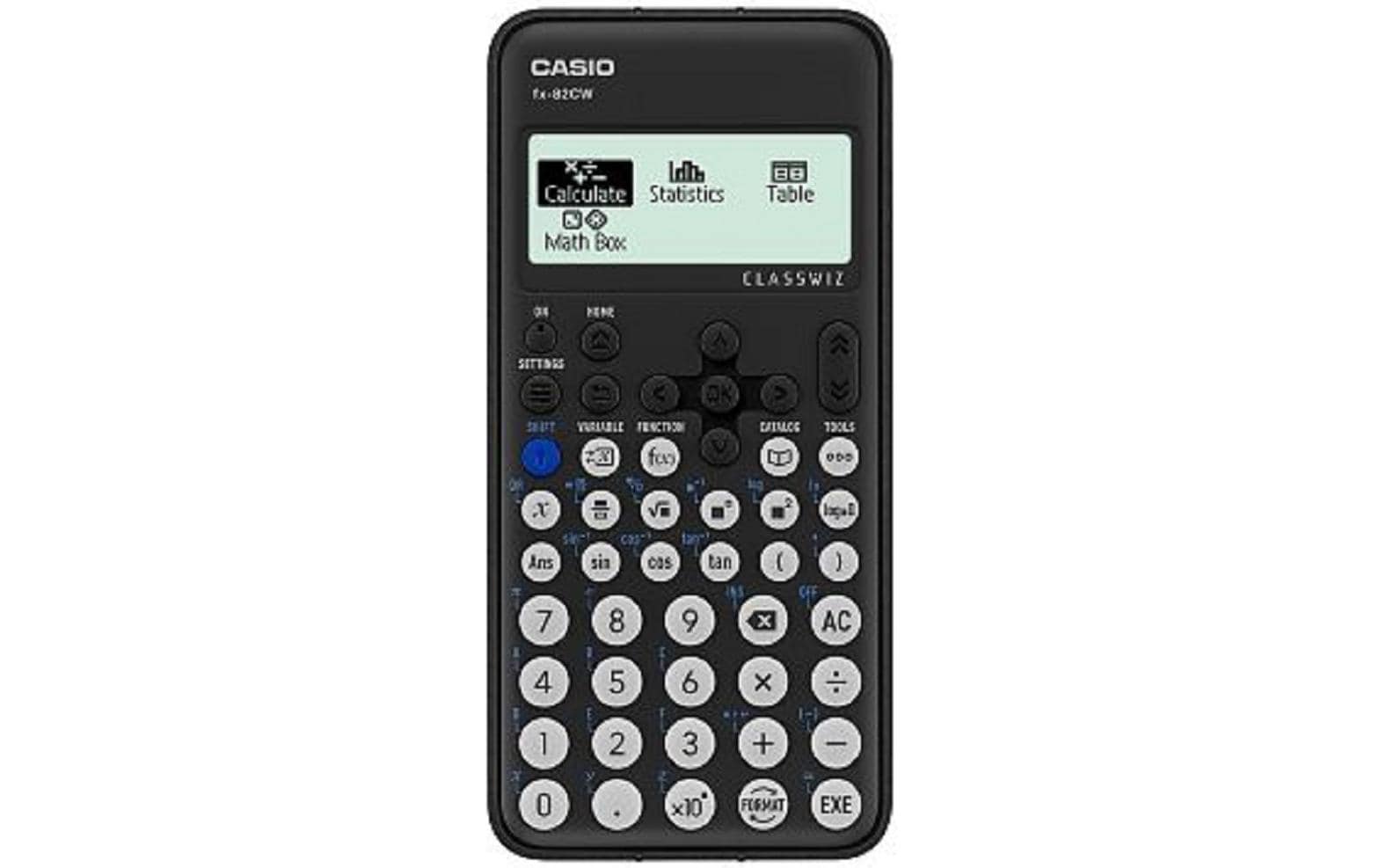 Casio Wissensschaftrechner FX-82CW 290 Funktionen, hochauflösendes Display