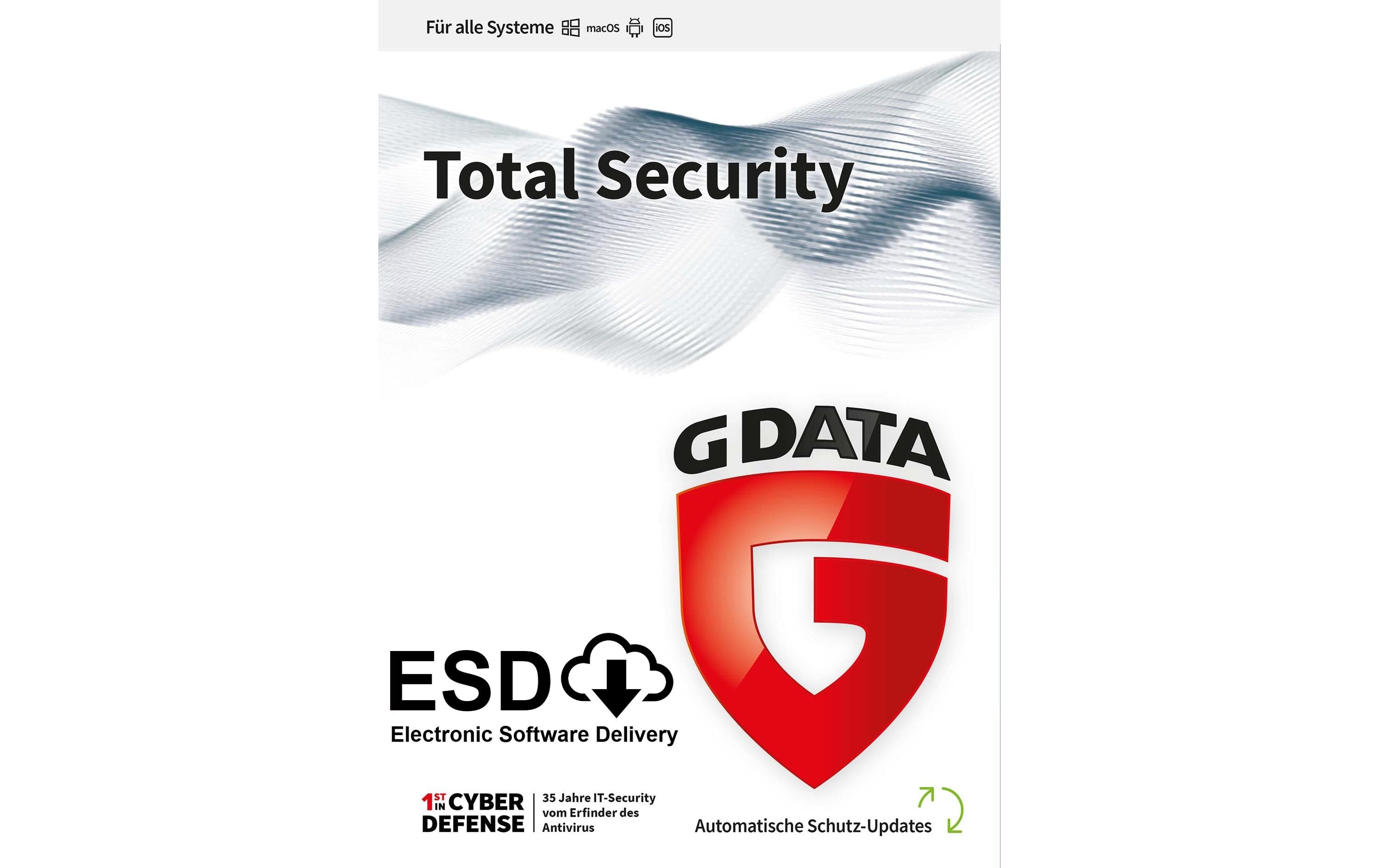 G DATA Total Security Swiss Edition Win, ESD, Vollversion, 1 User/PC,3Y, D/F/I