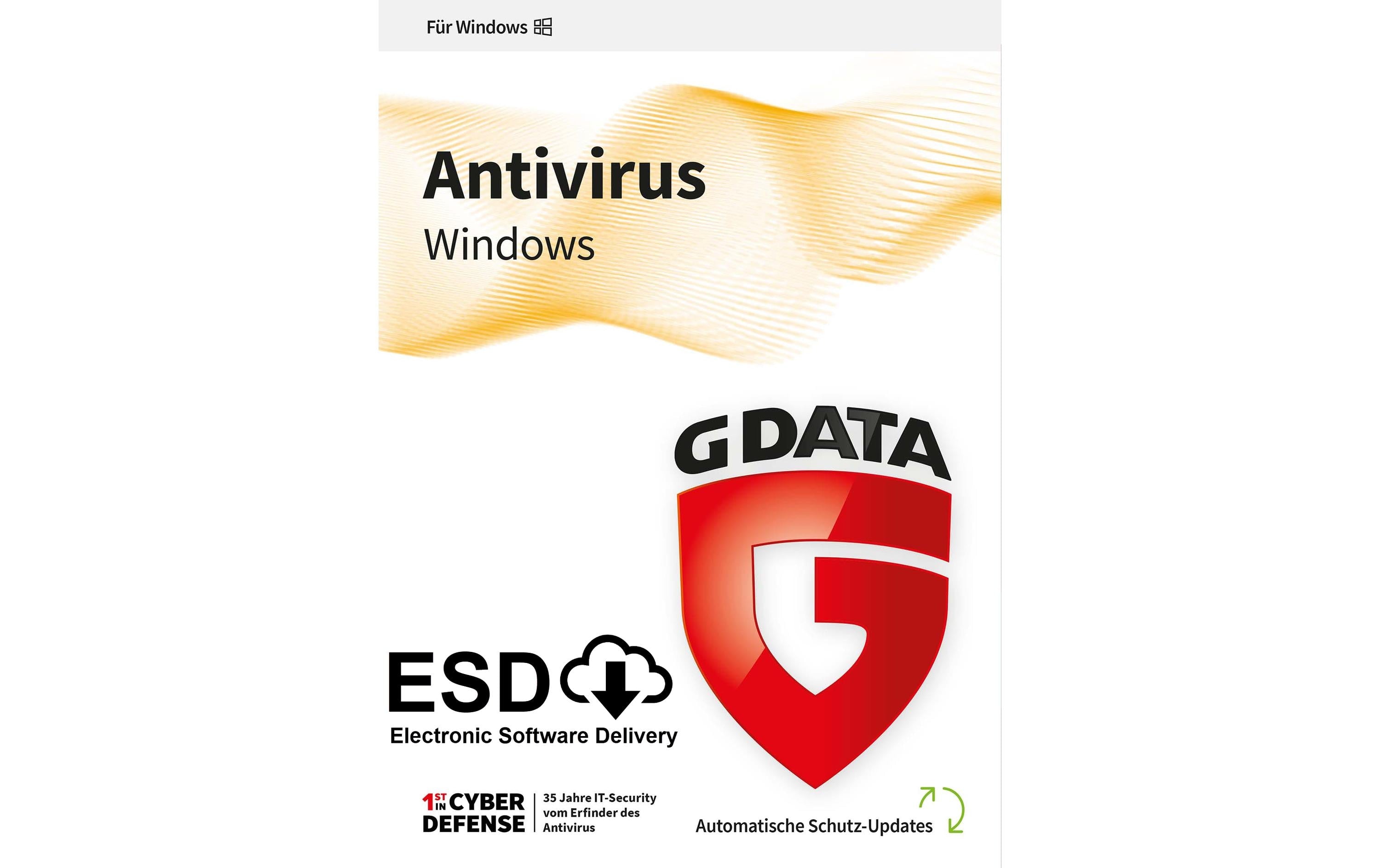 G DATA AntiVirus Swiss Edition Win, ESD, Vollversion, 1 User/PC, 1Y, D/F/I