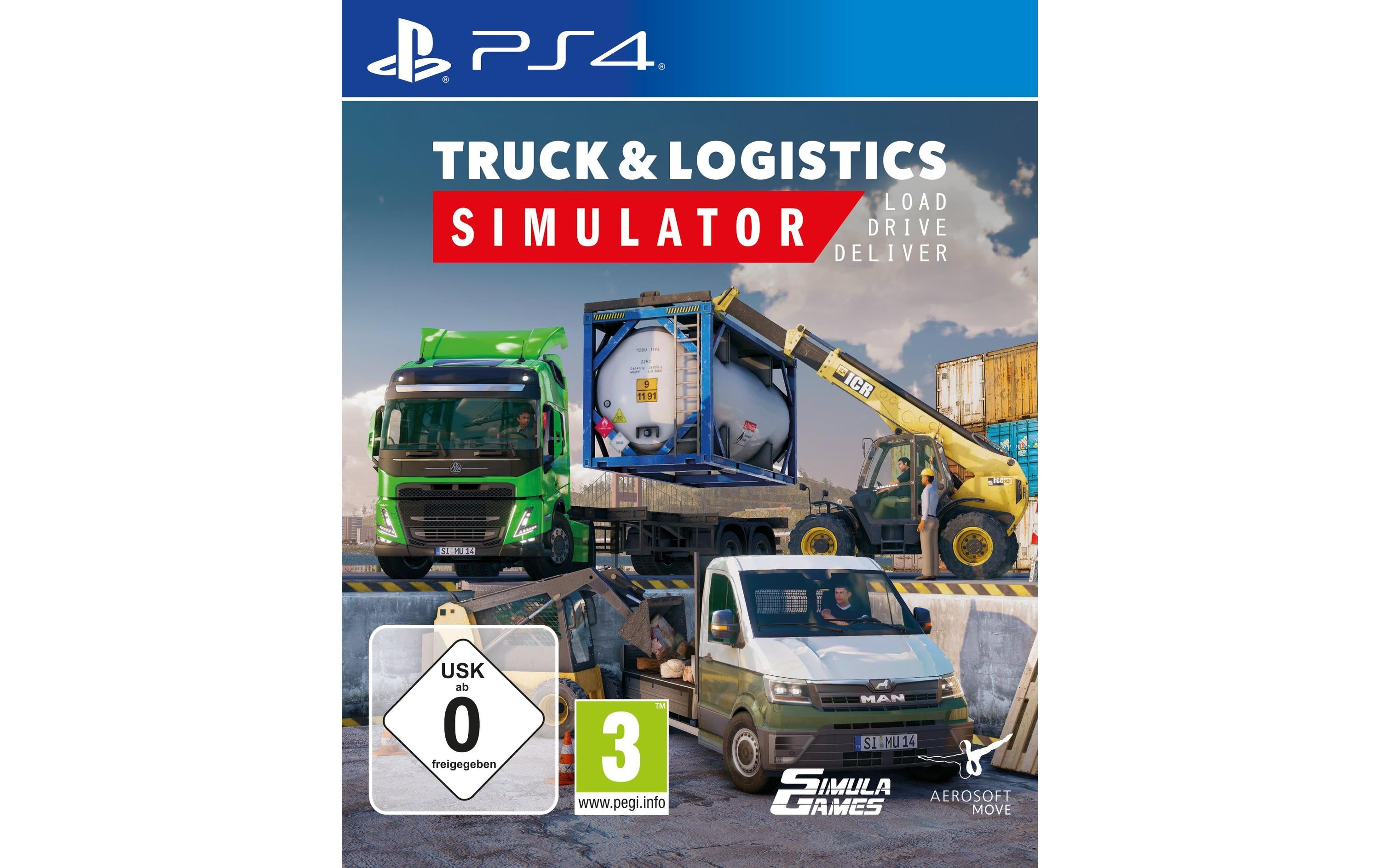 Truck + Logistics Simulator, PS4 Alter: 3+