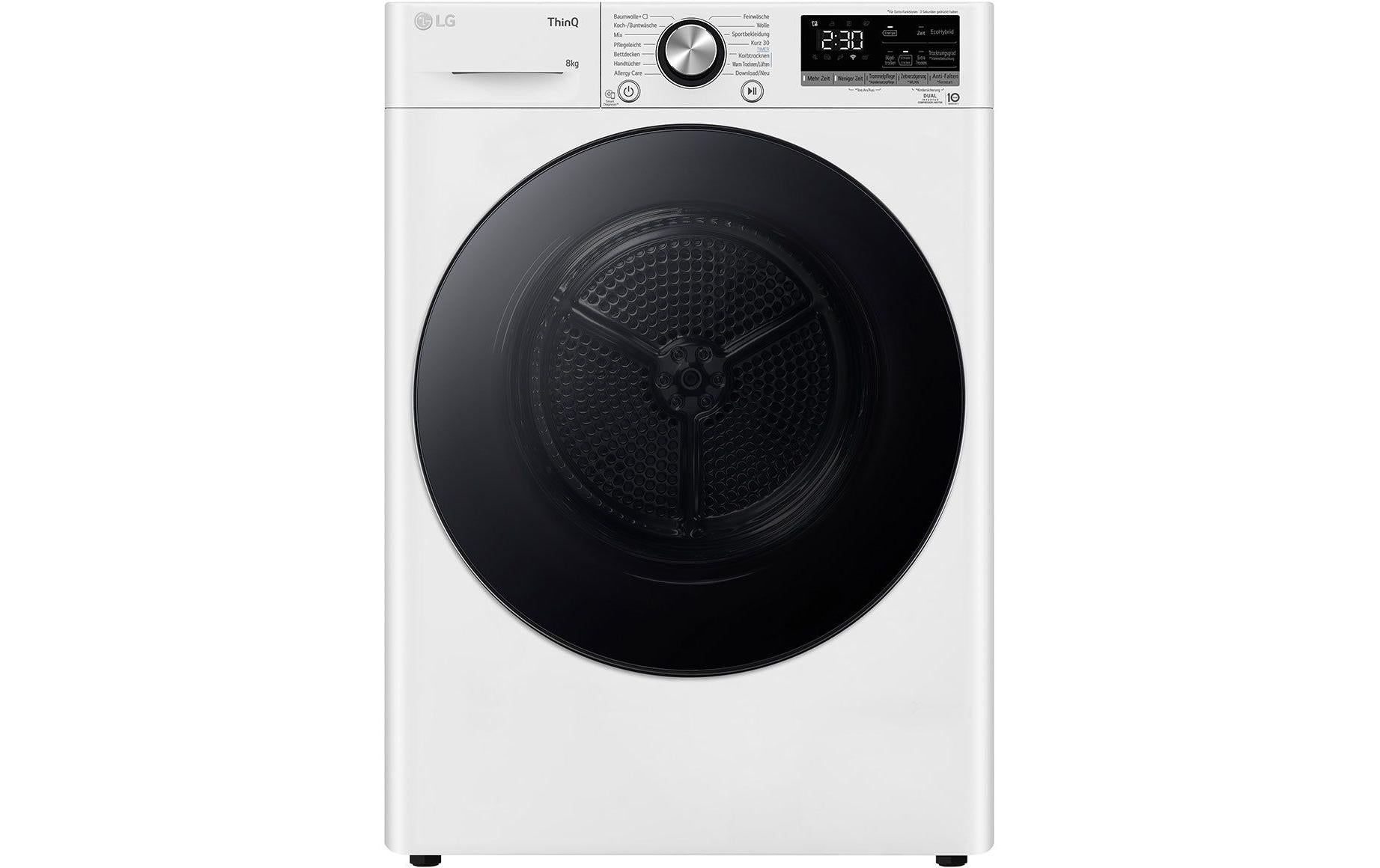 LG Trockner RT80V9W A+++, 8kg, 62dB, Dual Inverter