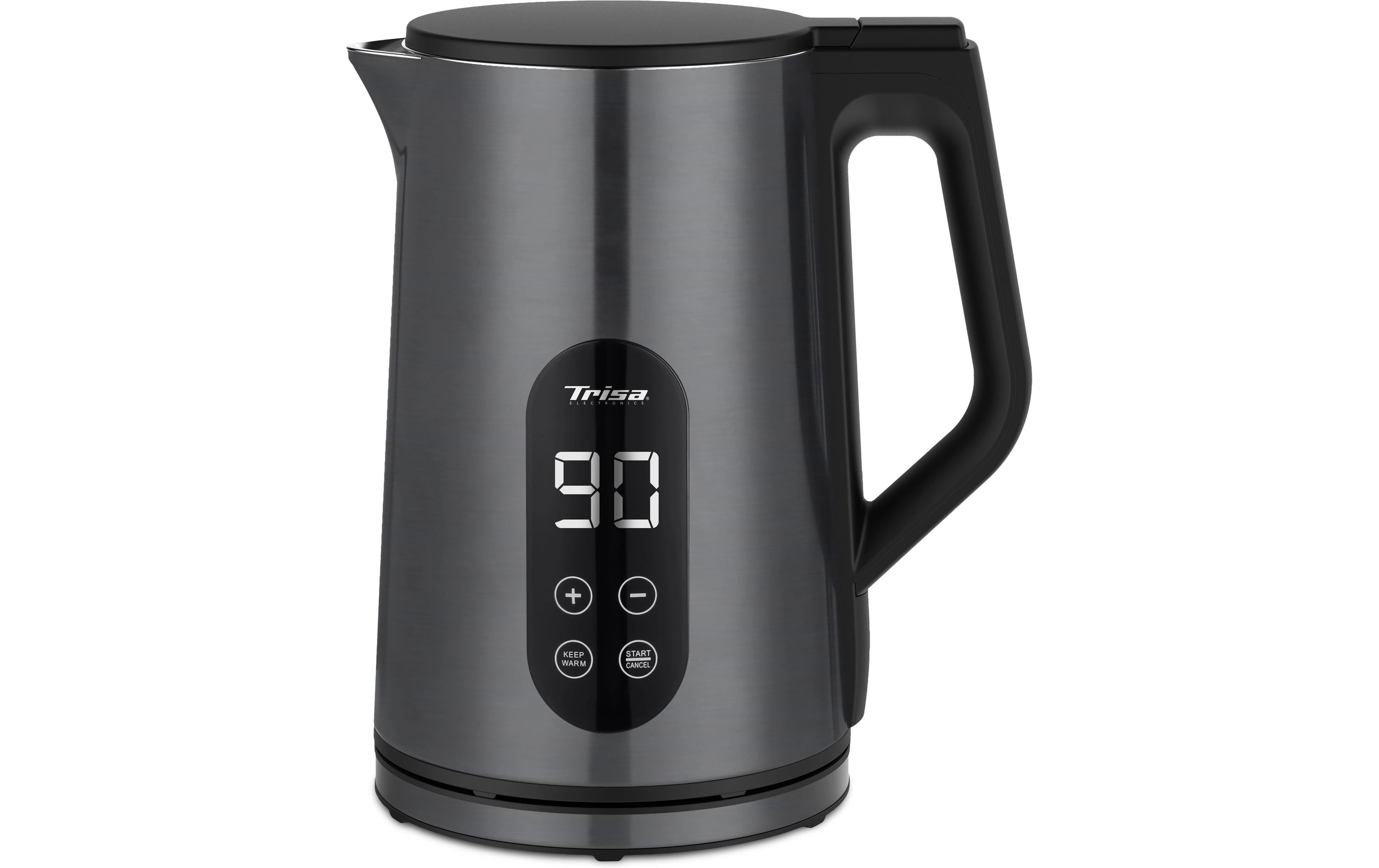 Trisa Wasserkocher Digital Boil Anthrazit 230V, 2200W, 1.7l, schwarz