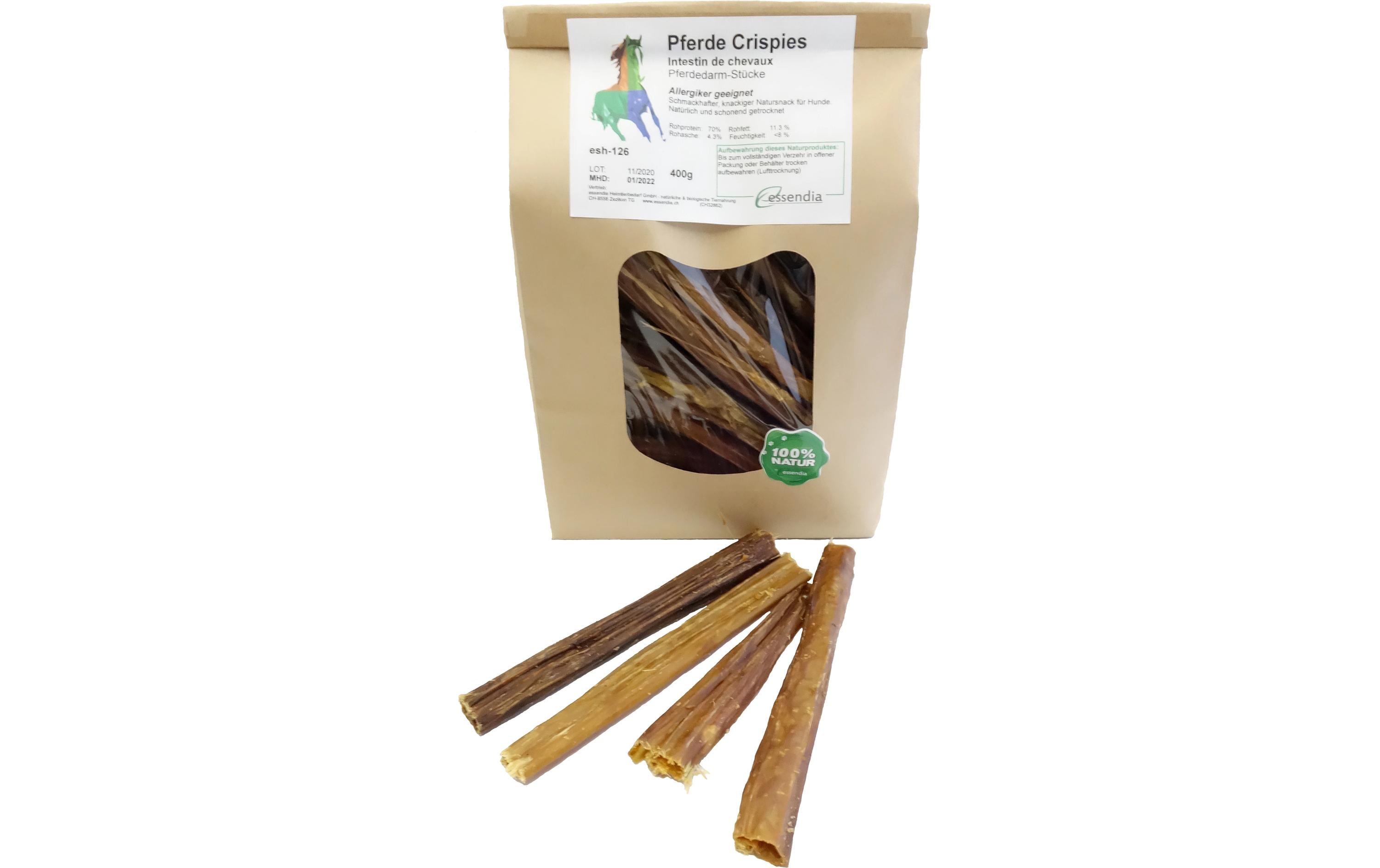 Essendia Pferdecrispies 400g Darmstücke