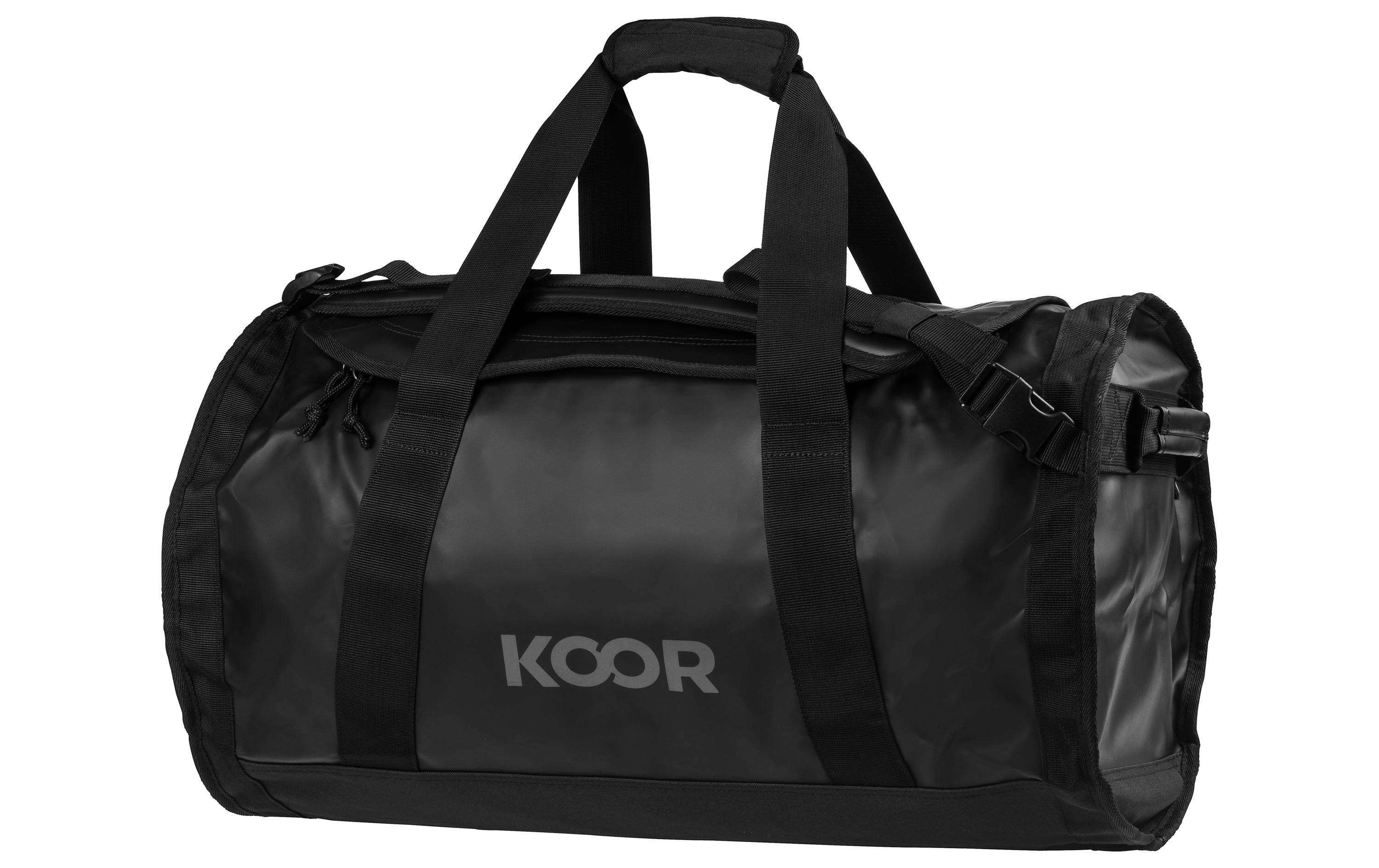 KOOR Dufflebag 50L schwarz Rpet, schwarz