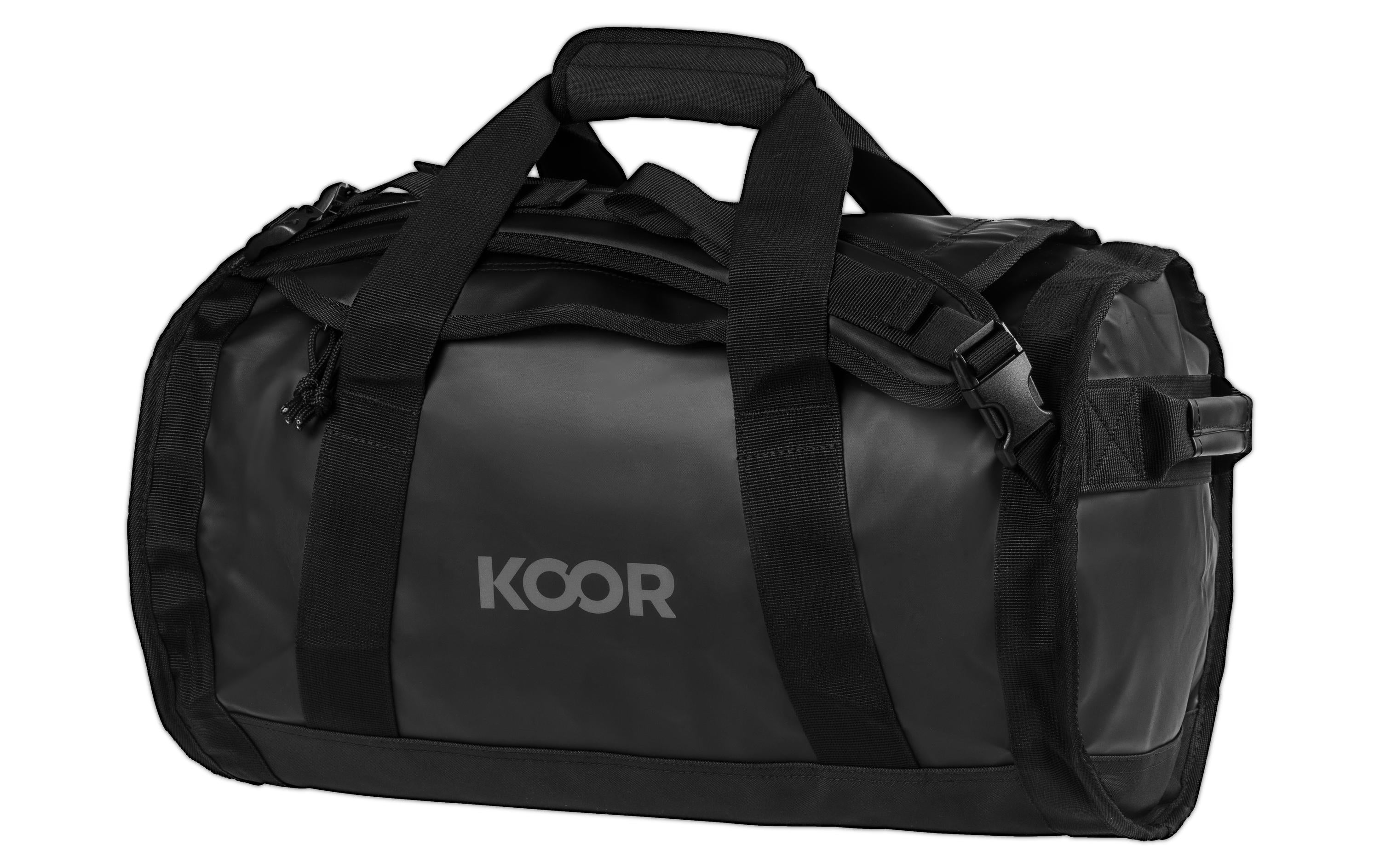 KOOR Dufflebag 30L schwarz Rpet, schwarz