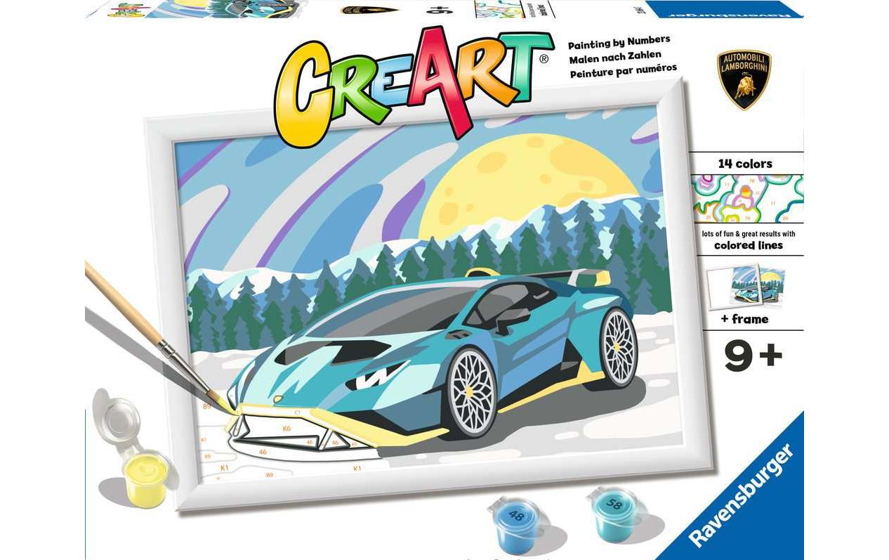 CreArt - MNZ - Blue Lamborghini Ab 9 Jahre