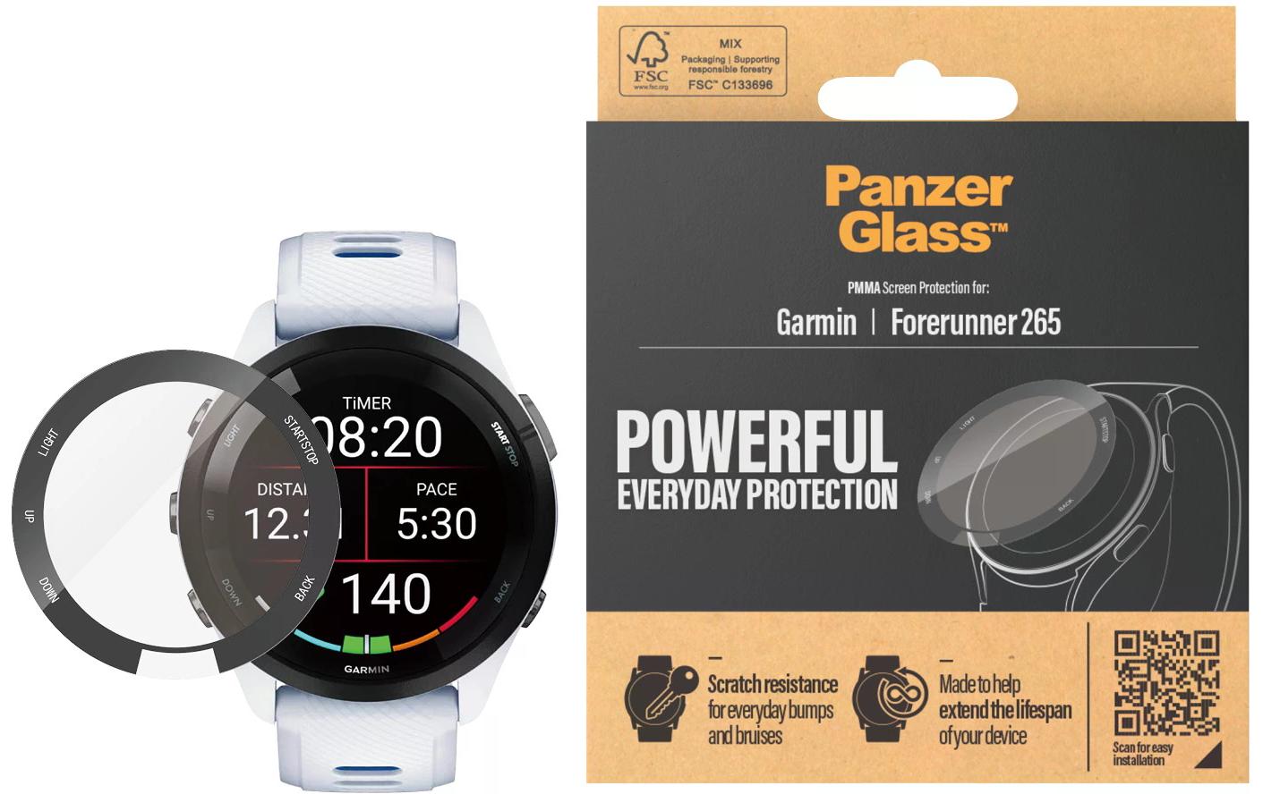 PanzerGlass Displayschutz Garmin Forerunner 265