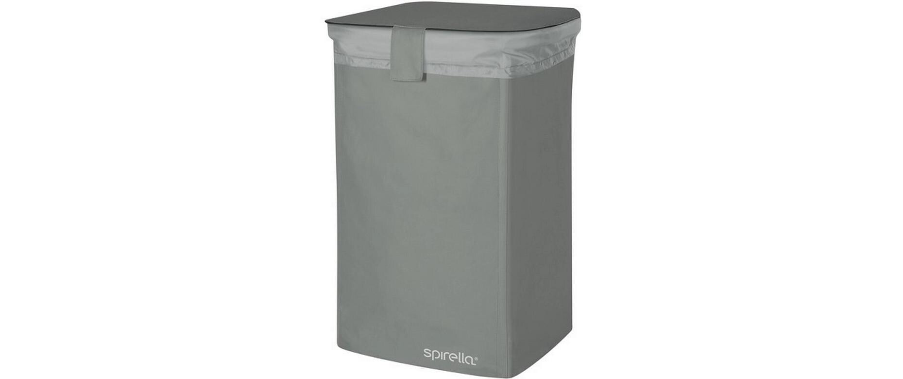 spirella Wäschekorb Classic, Grau, 50L 34x34x52cm,PolyesterInnensack herausnehmbar