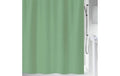 spirella PRIMO Duschvorhang, Grün Polyester, 240x200 cm (BxH), waschbar 40 °C