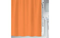 spirella PRIMO Duschvorhang, Orange Polyester, 120x200 cm (BxH), waschbar 40 °C