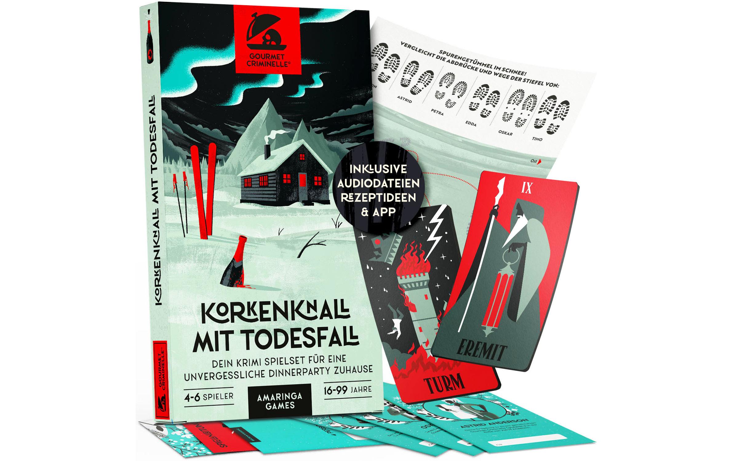 Korkenknall mit Todesfall ab 16 Jahren, 4-6 Spielende