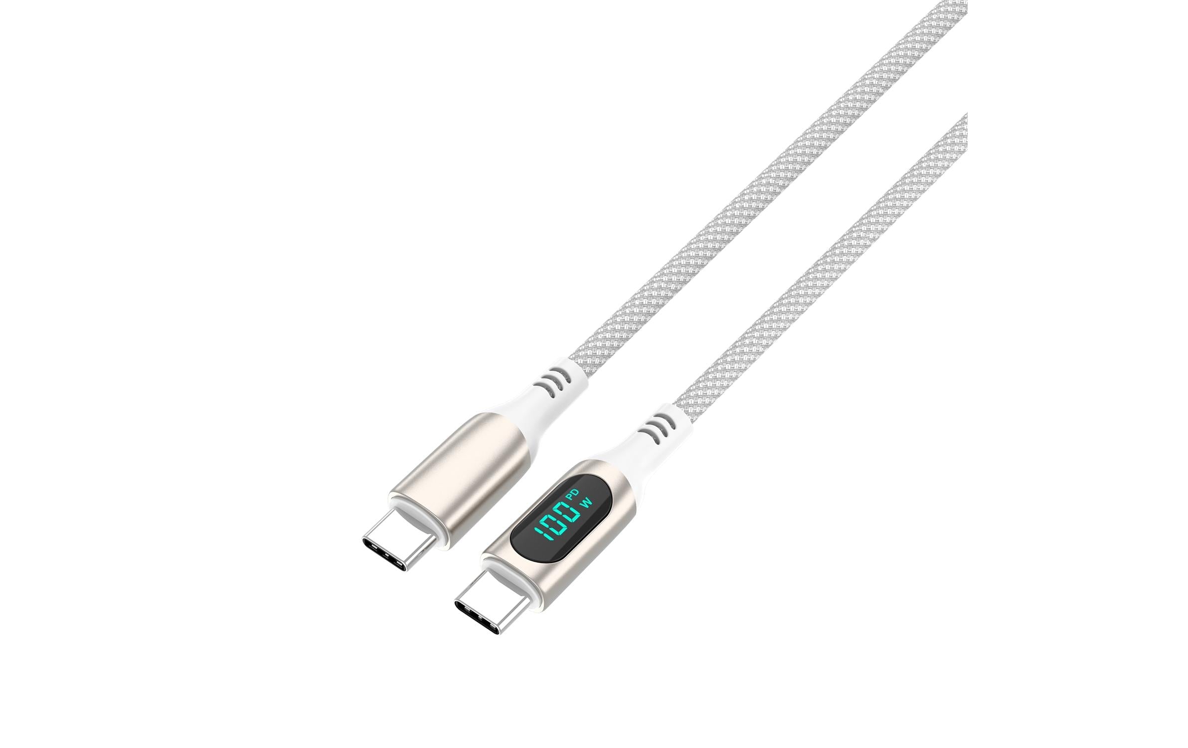 4smarts USB-C DigitCord, 3m 100Watt, Farbe: Weiss