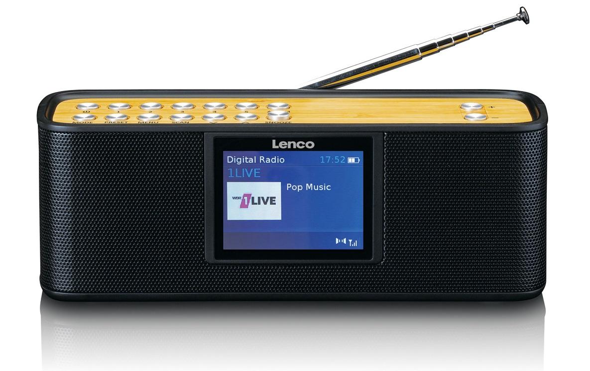 Lenco PDR-045BK Portable DAB+ Radio, inkl. Akku, BT