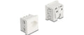 Delock Easy 45 Schutzkontakt-Steckdose T13, 45x45mm, weiss