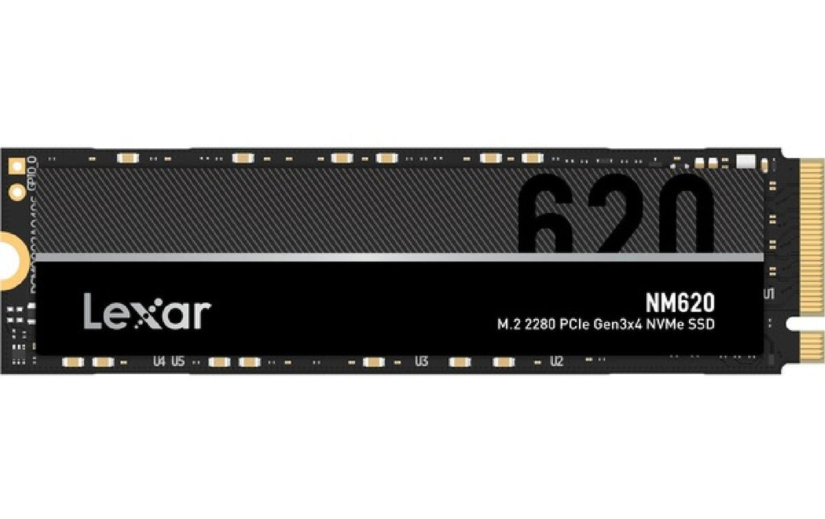 SSD Lexar NM620 2TB, M.2 2280 NVMe 1.4 PCIe 3.0 x4, 3500/3000 MB/s