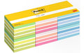 3M Post-it, Haftnotizen, 76 x 76 mm 6 Blöcke à 450 Blatt, verschiedene Farben
