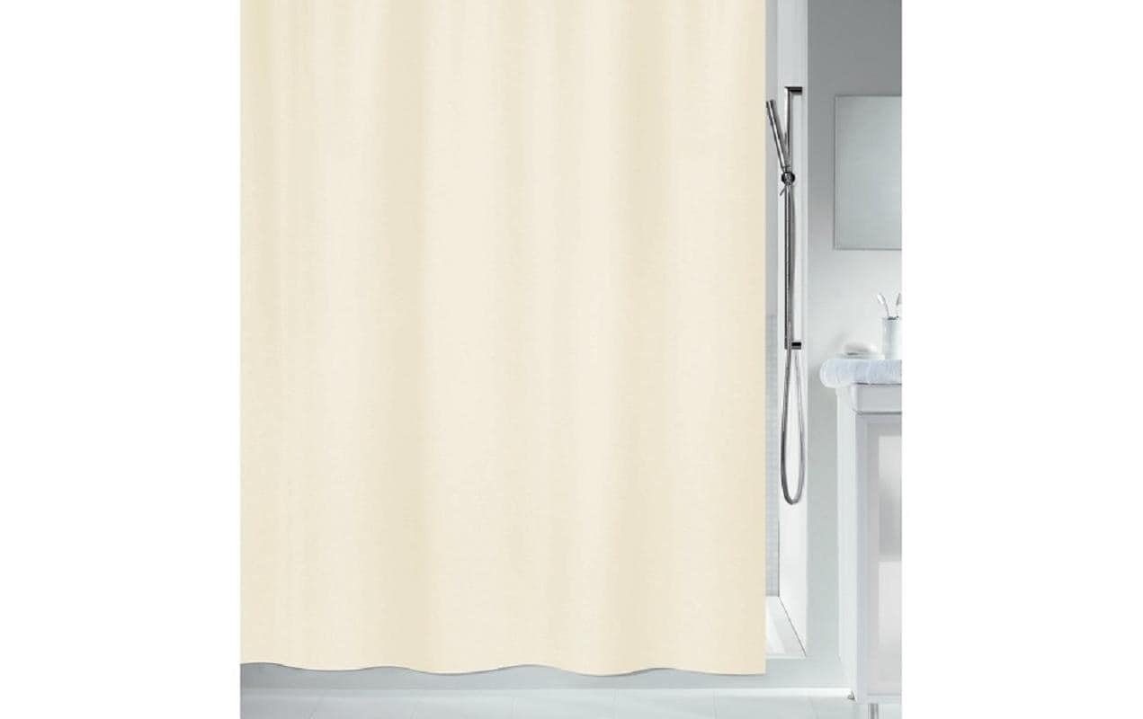 spirella PRIMO Duschvorhang, Beige Polyester, 240x200 cm (BxH), waschbar 40 °C