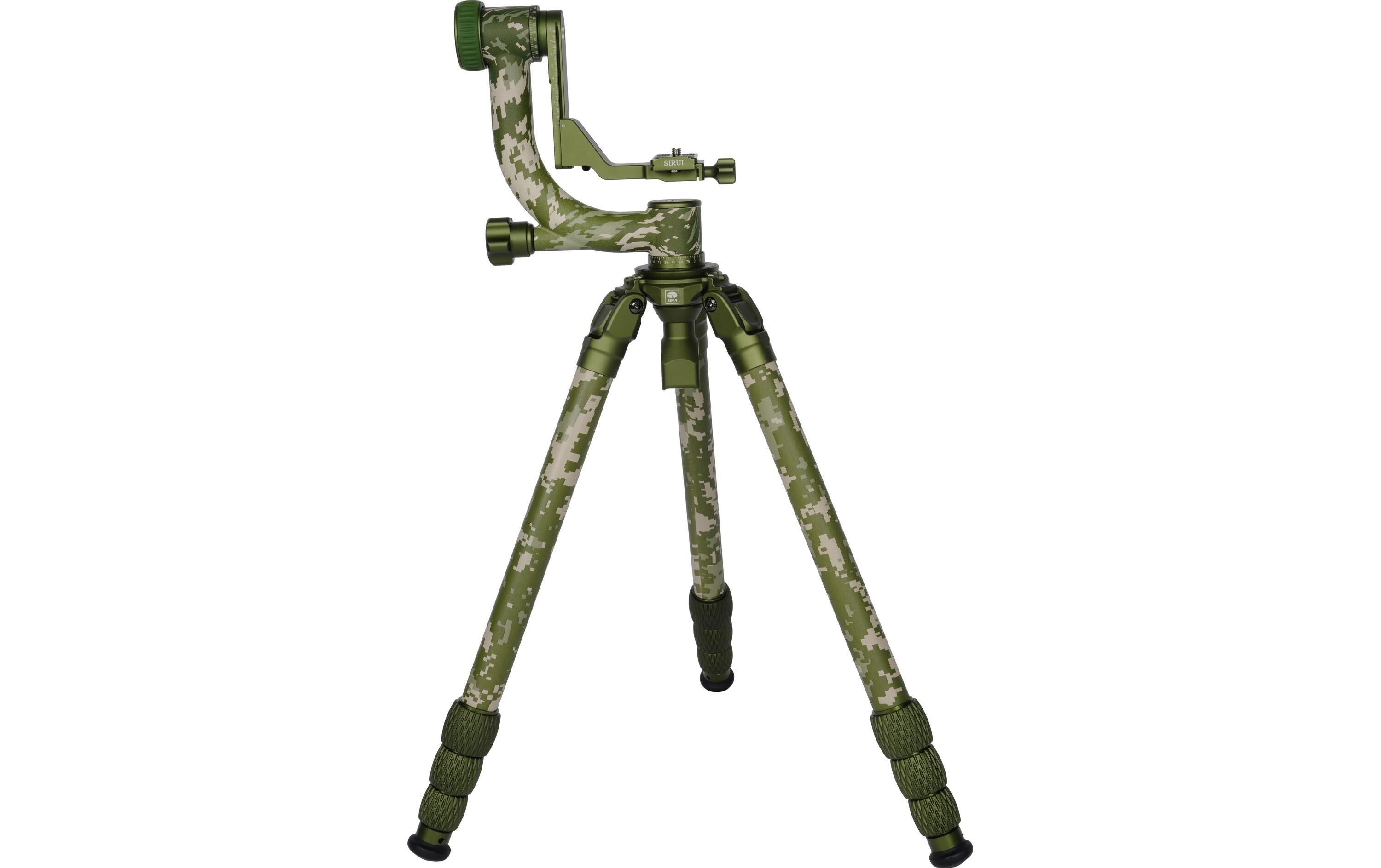 Sirui CT-3204+CH20 2in1 explorer Stativ Camouflage Carbon mit Gimbal
