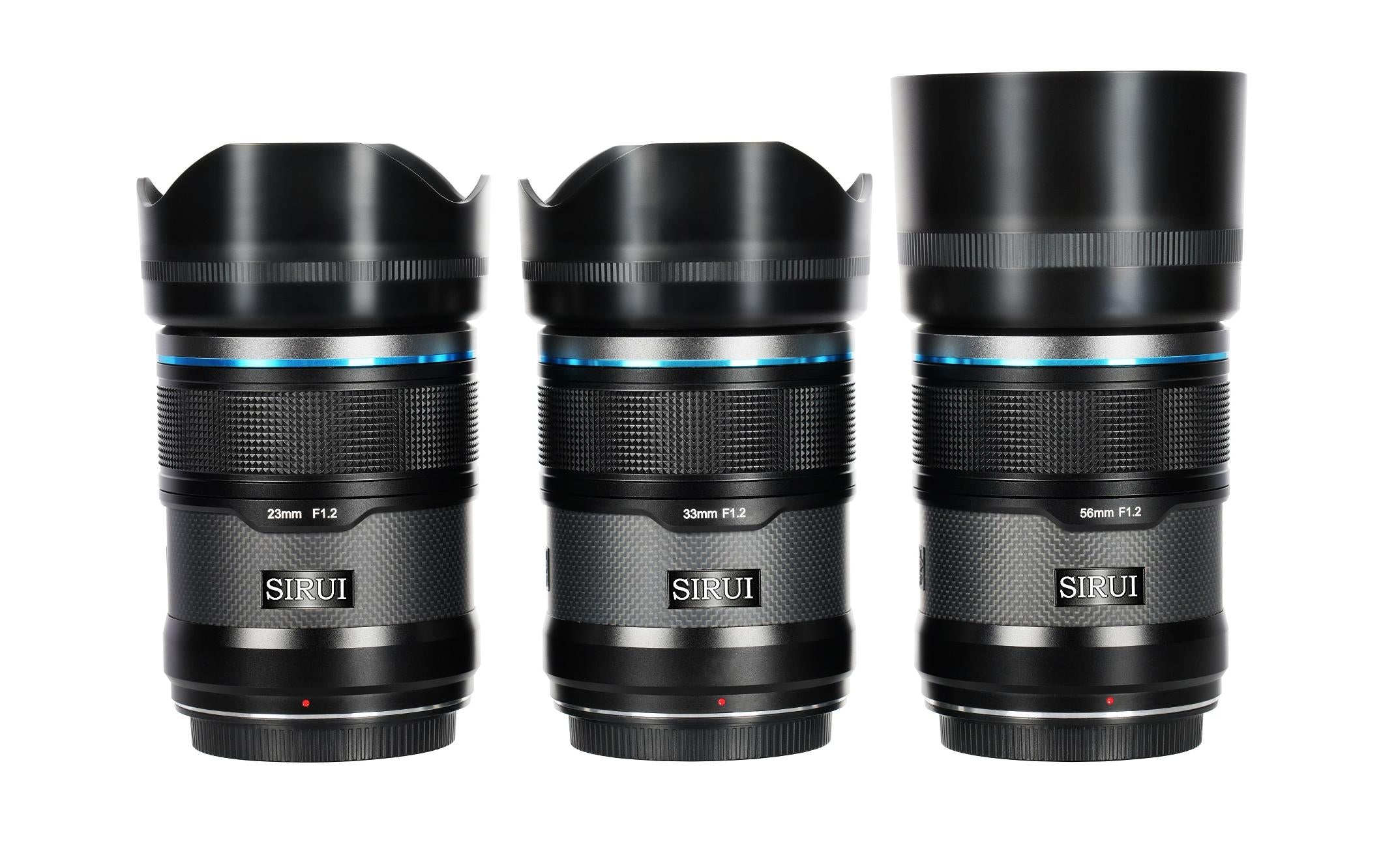 Sirui Objektive Sniper 23, 33& 56mm F1.2 b ABS-C AF X Mount
