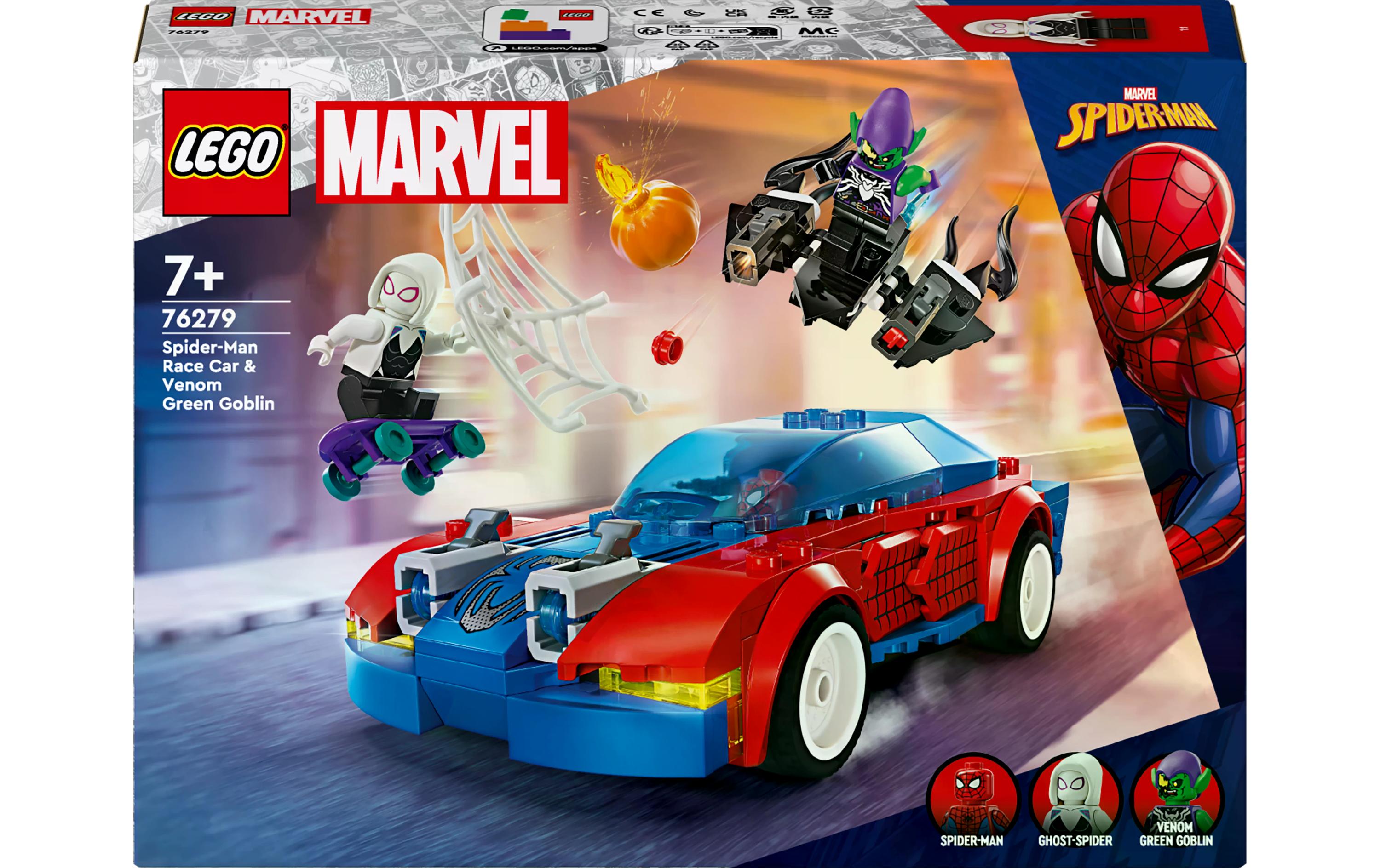 LEGO Spider-Mans Rennauto & Venom Green Super Heroes Marvel