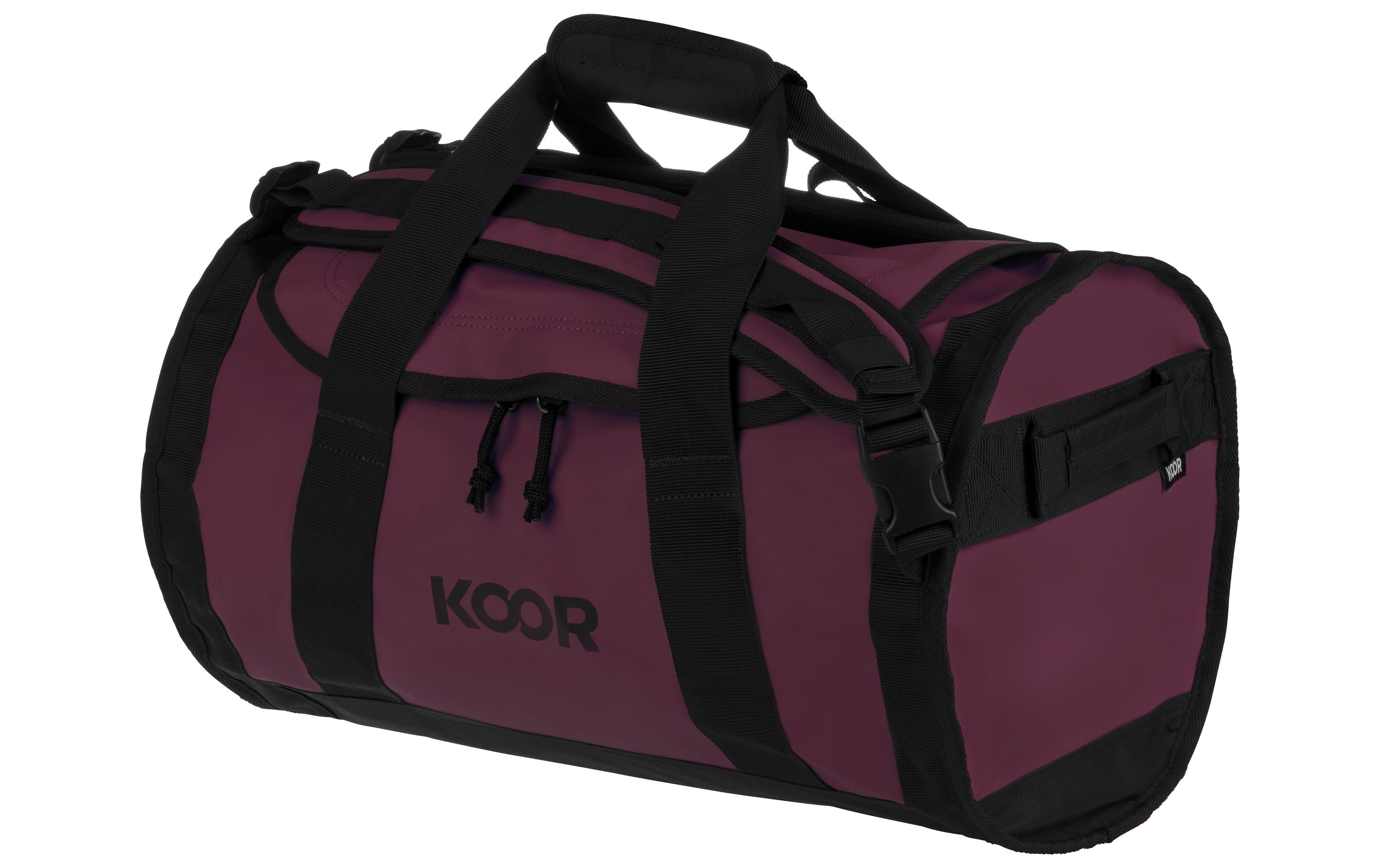 KOOR Dufflebag 30L maroon Rpet, maroon