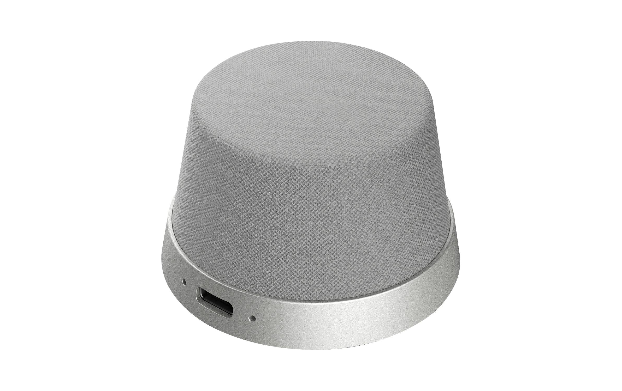 4smarts Bluetooth Lautsprecher SoundForce MagSafe, Silber/Grau