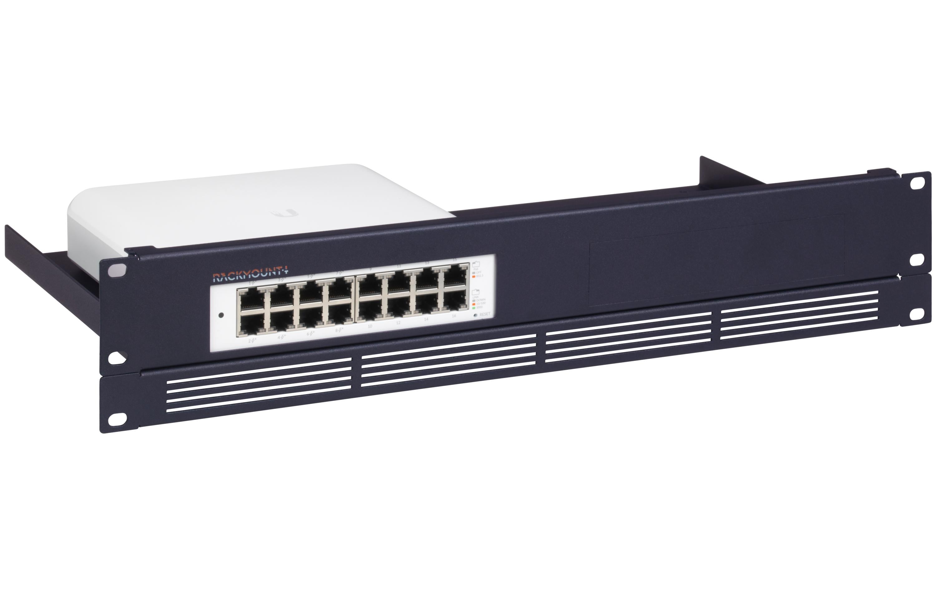 Rackmount IT RM-UB-T5, 19"Rackmount Kit für Ubiquiti Switch USW-LITE-16-POE