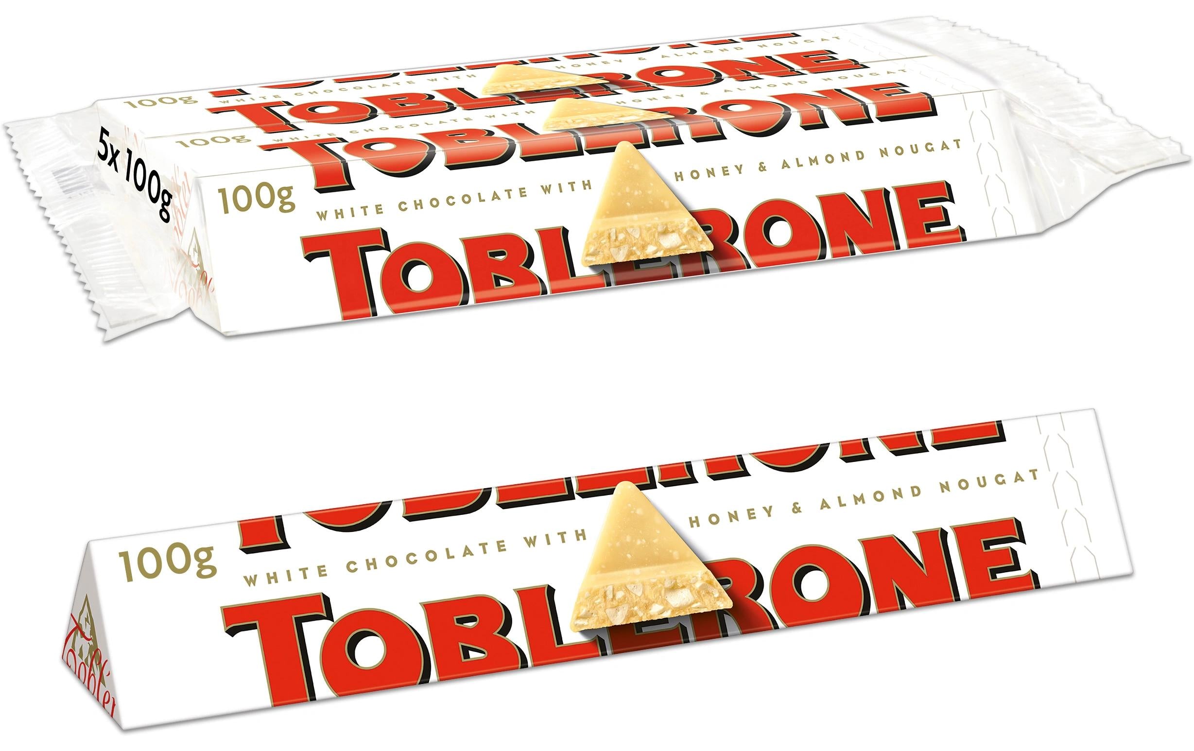 Toblerone Weisse Schokolade 5x100g