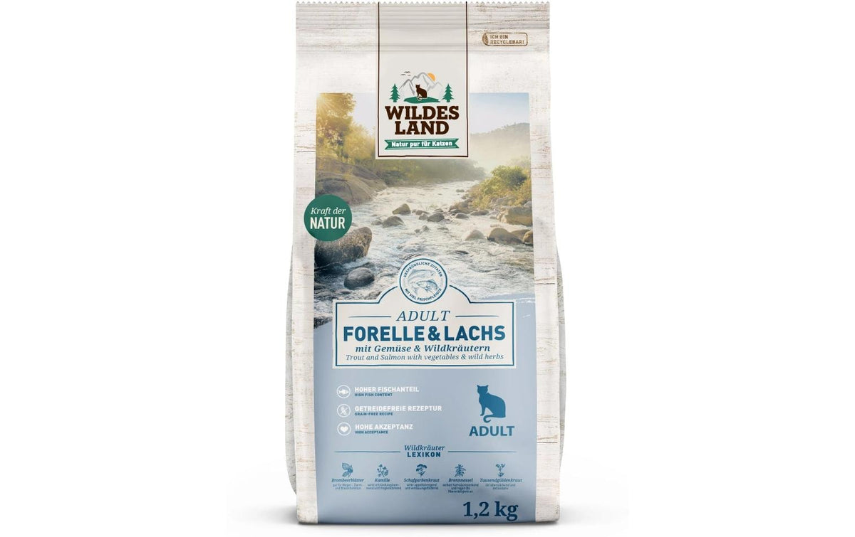 Wildes Land Cat Adult Forelle & Lachs 1.2kg