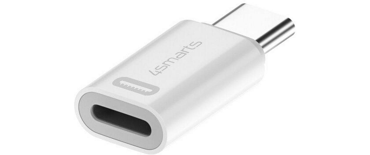 4smarts Adapter Lightning auf USB-C 2er Set, PD 27W