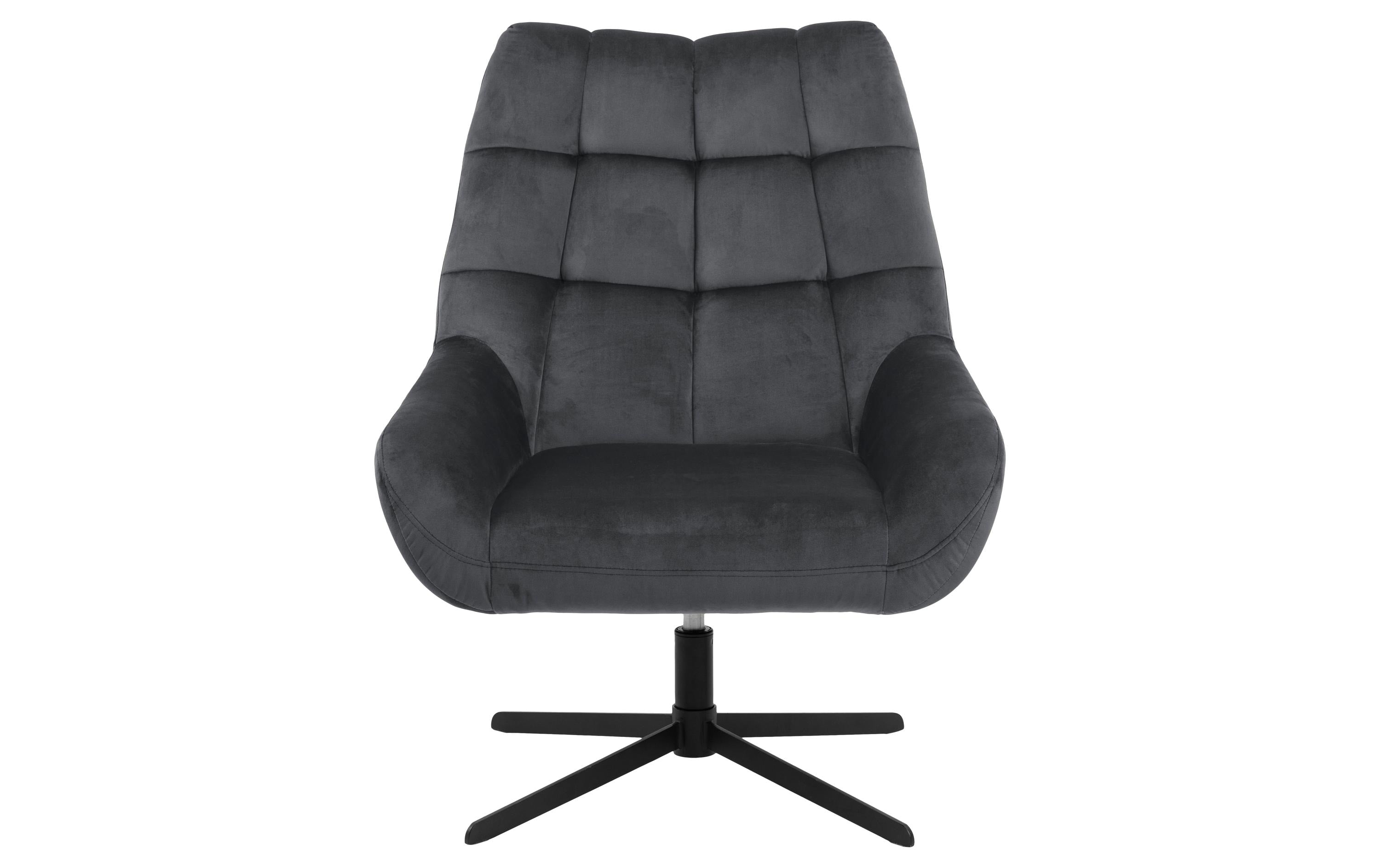 AC Design Sessel Paris 73x82x88 cm, Dunkelgrau