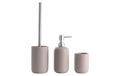 Schou Badezimmer-Set 3er Keramik, 3-Teilig, Grau